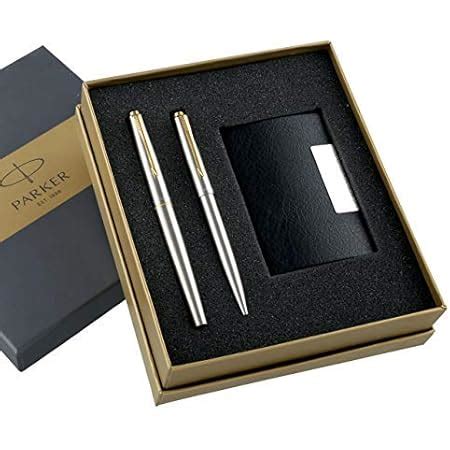 Parker Beta Neo Ball Pen + Parker Notebook Gift Set (Black) : Amazon.in ...