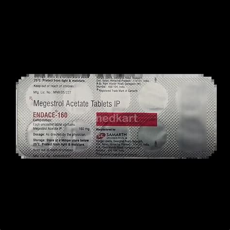ENDACE 160MG TABLET 10'S Price, Uses, Side Effects & Substitutes | Medkart