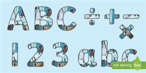 The Snow Queen Story Lowercase Bulletin Board Lettering