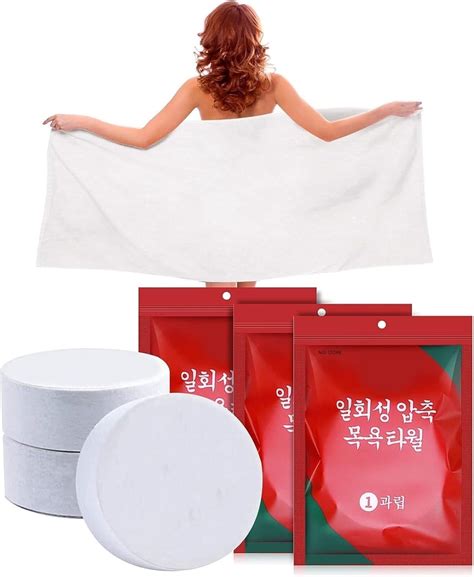 VGMAX Bath Towel, Cotton Towel, Travel Magic Compressed Tissue ...