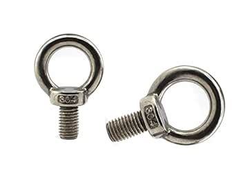 BULUSHI M12 304 Stainless Steel Ring Shape Shoulder Lifting Rigging Eye ...