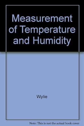 Buy Measurement of Temperature and Humidity Book Online at Low Prices ...
