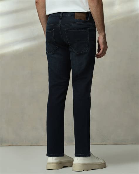 Buy Blue Black Ankle Length Jeans Online at Muftijeans