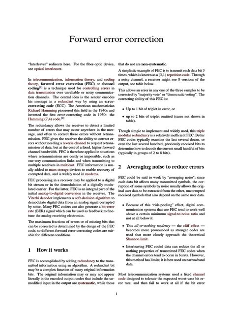 Forward Error Correction Methods 的图像结果