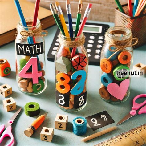 Math Bottle Decoration Ideas, Bottle Craft Ideas