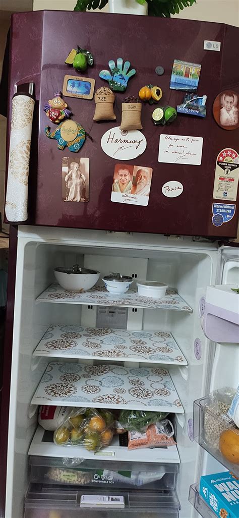 Amazon Brand - Solimo Standard PVC Fridge Top Cover with 3 Fridge Mats ...