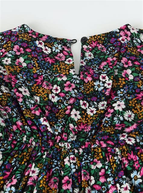 Buy Girls Floral Printed Fit & Flare Dress Online at just Rs. 599.0 ...