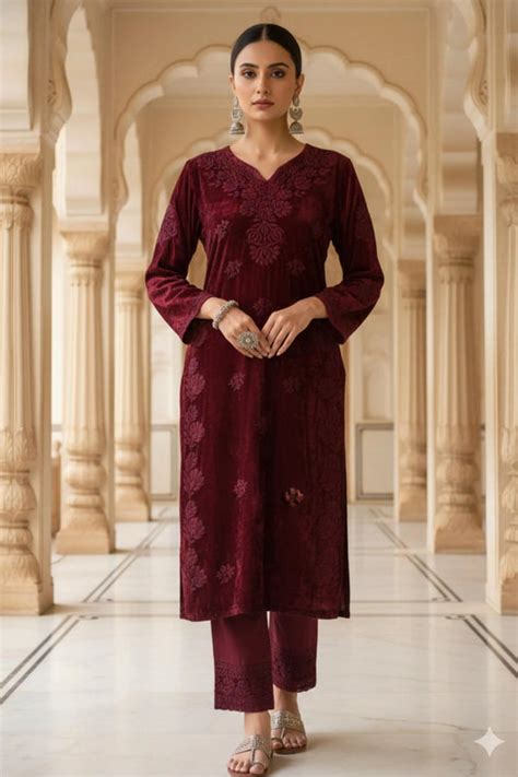 Nibs Tog Lucknowi Chikankari