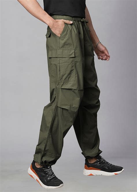 Parachute Pants For Men | Olive Green | Parachute Pants | PRONK – pronk.in