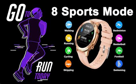 EVOLVES NextFIT Halo Smart Watch with 1.3" 240*240 PX High Res ...