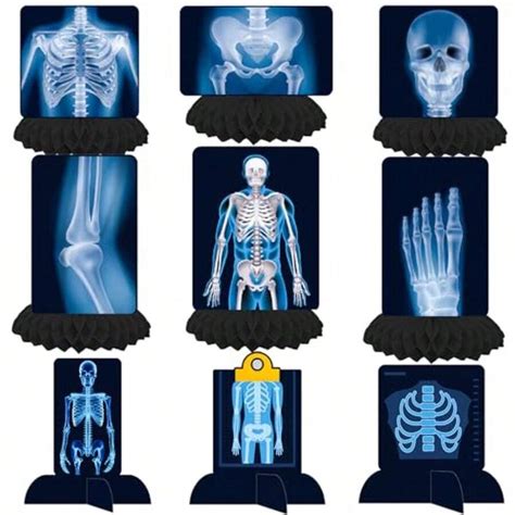 MX102 12pcs Radiology X Ray Honeycomb Centerpieces Radiology Birthday ...