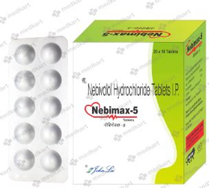 NEBIMAX 5 TABLET 10'S : View Price, Combination and Alternatives | Medkart