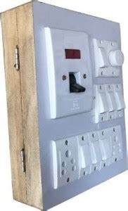 Zodias 7 Nos Switch, 2 Nos Socket, 1 Nos DP & 1 Nos Regulator White ...