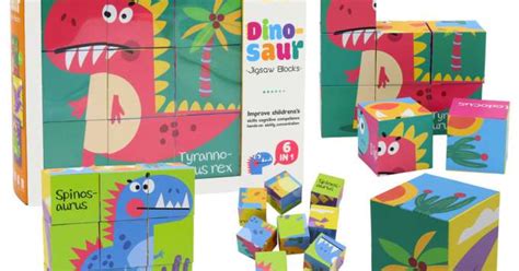 Educational Jigsaw Puzzle 6in1 Blocks Jigsaw Puzzle Cubes 6 Pictures ...