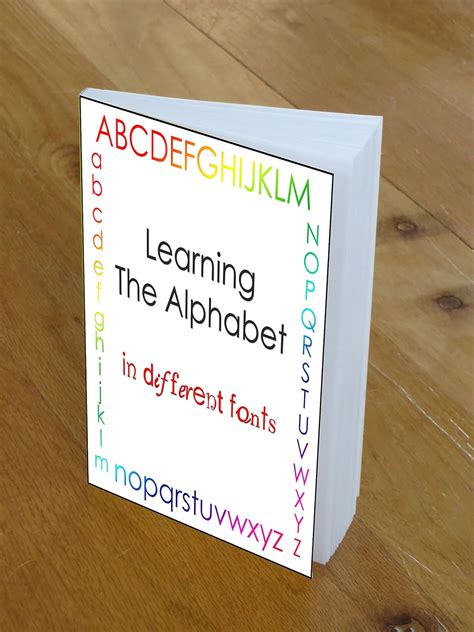 Learning the Alphabet In Different Fonts eBook : Everhart, Katharine ...