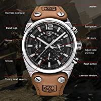 BENYAR Cool Men's Quartz Chronograph Waterproof Watches Sport Military ...