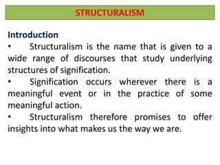 Structuralism Introduction 的图像结果