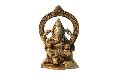 Buy Rathna Stores Brass Pillaiyar Vigraham | Brass Vinayagar Idol ...