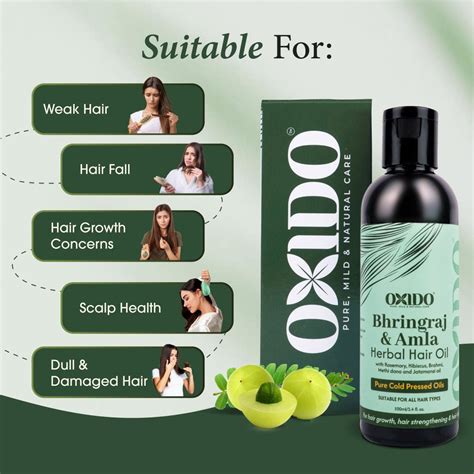 Oxido Bhringraj & Amla herbal hair oil