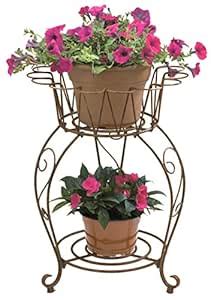 Deer Park D68 Pl201X 20 In. Metal Round Planter : Amazon.in: Garden ...