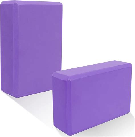 NETXE High Density Foam Yoga Block Brick Set of 2 for Improve Strength ...