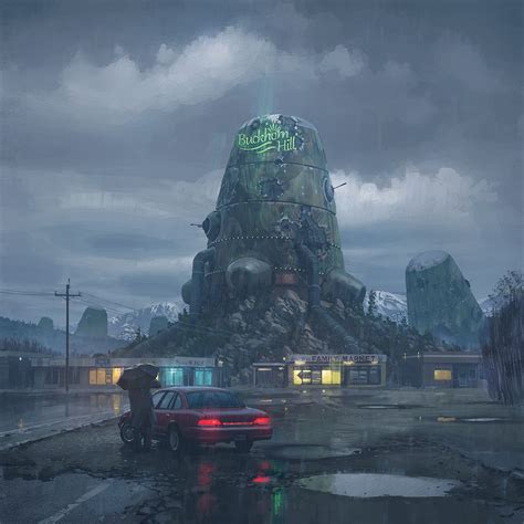 Behind the unsettling sci-fi landscapes of Simon Stalenhag's 'Electric ...