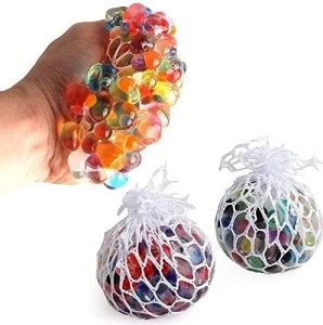 lookat Stress Squeeze Ball Squishy Mesh Sensory Stress Relief Toy Pc-2 ...