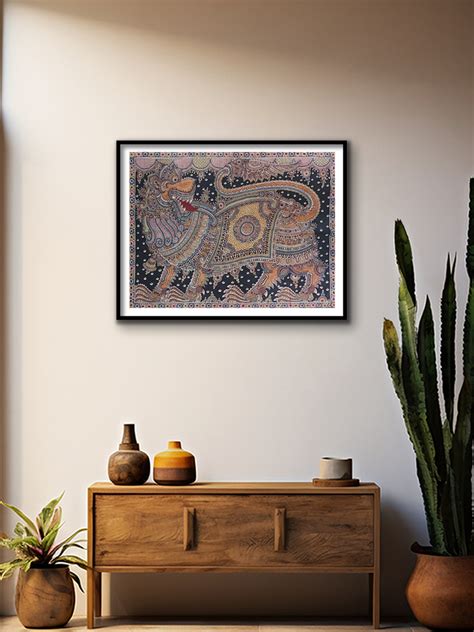 Buy Mythical Creature Kalamkari Painting by Sudheer