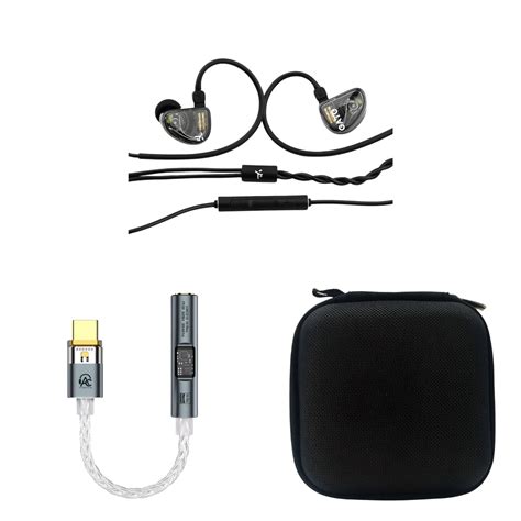 Truthear Gate IEM With Mic, Audiocular Spark DAC & EarAudio Carry Case