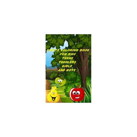 Buy Fruits Coloring Book for Kids, Teens, Toddlers, Girls, and Boys ...