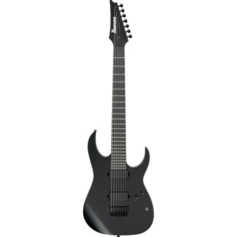 Ibanez RGIXL7 RG Iron Label 7 String Electric Guitar - Black Flat ...