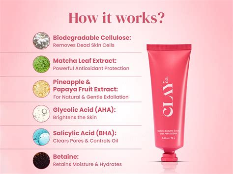 Buy ClayCo Matcha Enzyme Scrub With AHA & BHA Online at Best Price ...