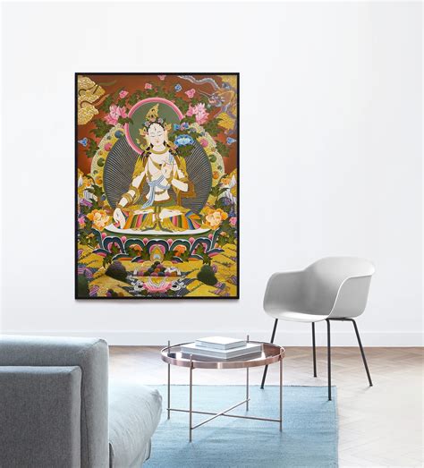 Uncovering the Symbolism and Meaning Behind the White Tara Thangka ...