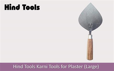 Hind Tools Karni/Kanni (Large) | Karni Tools for Plaster | Trowel Set ...