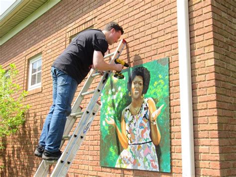 LeBron James, Rita Dove murals installed at Akron library - cleveland.com
