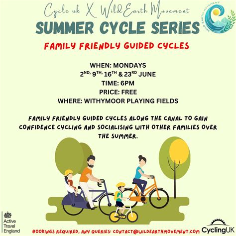 Summer Cycle Series: Family Friendly Guided Cycles, Withymoor Playing ...
