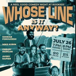 Whose Line Is It Anyway? A Reel Good Comedy Night at Rookies!, Rookies ...