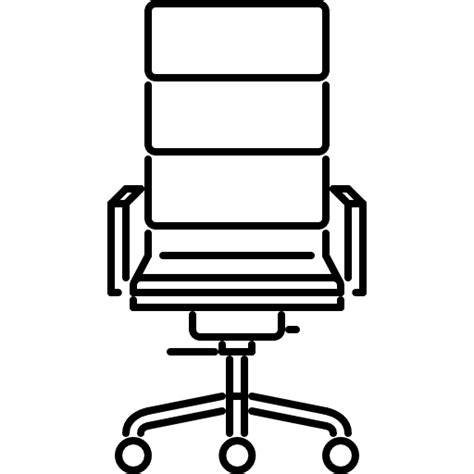 Desk chair - Free buildings icons
