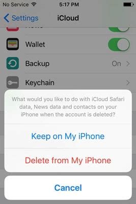 Full Guide - How to Change Your iCloud Account on iPhone-Dr.Fone
