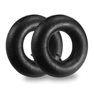 (2 PACK) 4.10/3.50-4 Inner Tube with TR-87 Bent Valve Stem,Replacement ...