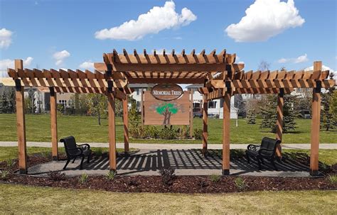 Memorial Tree and Bench Ceremony, George Lane Park, High River, 24 ...