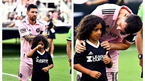 WATCH: Lionel Messi Consoles DJ Khaled's Crying Son Before His Maiden ...
