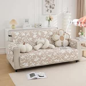 HOKIPO Quilted Water Repellent + Waterproof + Quick Dry Sofa Cover Mat ...