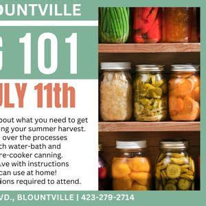 Canning 101 at the Blountville branch of the Sullivan County Public ...