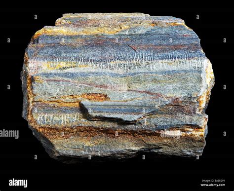 Phyllite (Metamorphic Rock Stock Photo - Alamy
