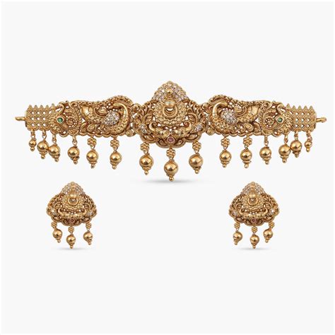 Buy Iravati Antique Choker Set |Tarinika – Tarinika India
