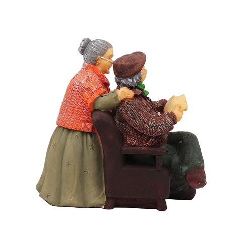 Shop Multicolor Dada & Dadi Statue Showpiece – Family Room Decor