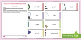 Classroom Objects Snap Game French (teacher made) - Twinkl