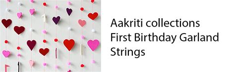Aakriti collections First Birthday Garland - 8 Strings : Amazon.in ...