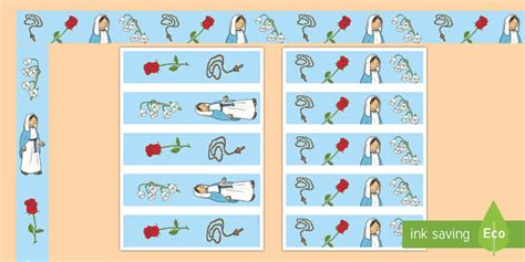 Mary Our Mother Display Borders